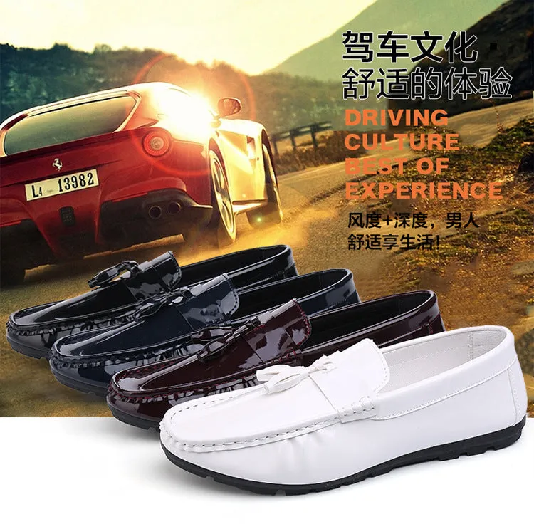 2020 new men's driving peas shoes white lazy casual shoes breathable men's shoes single shoes wholesale generation