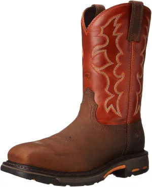 Ariat Men's WorkHog Wide Square Toe Steel Toe Work Boot