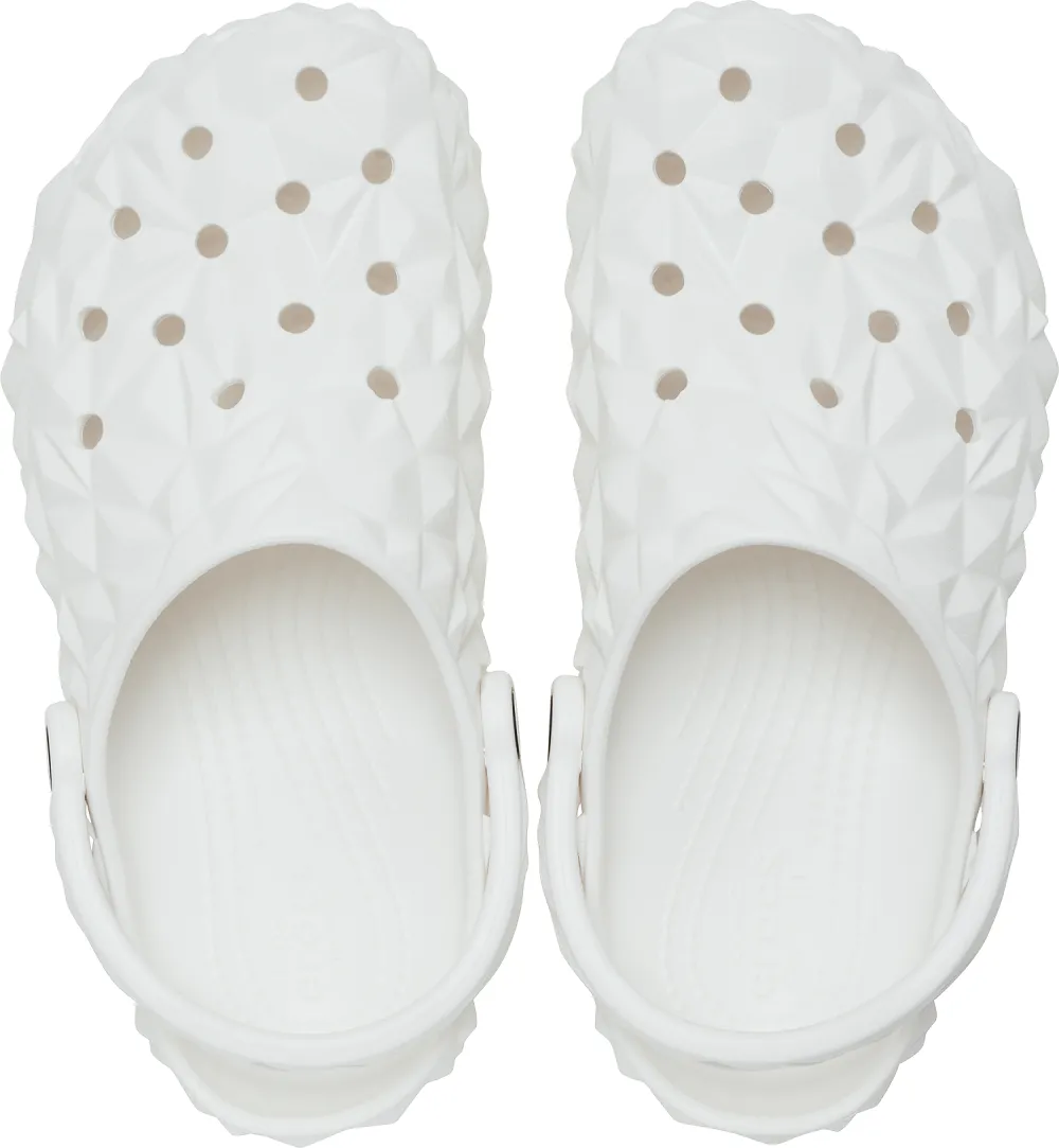 Authentic Crocs Classic Geometric Clog - White