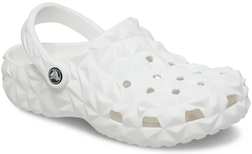 Authentic Crocs Classic Geometric Clog - White