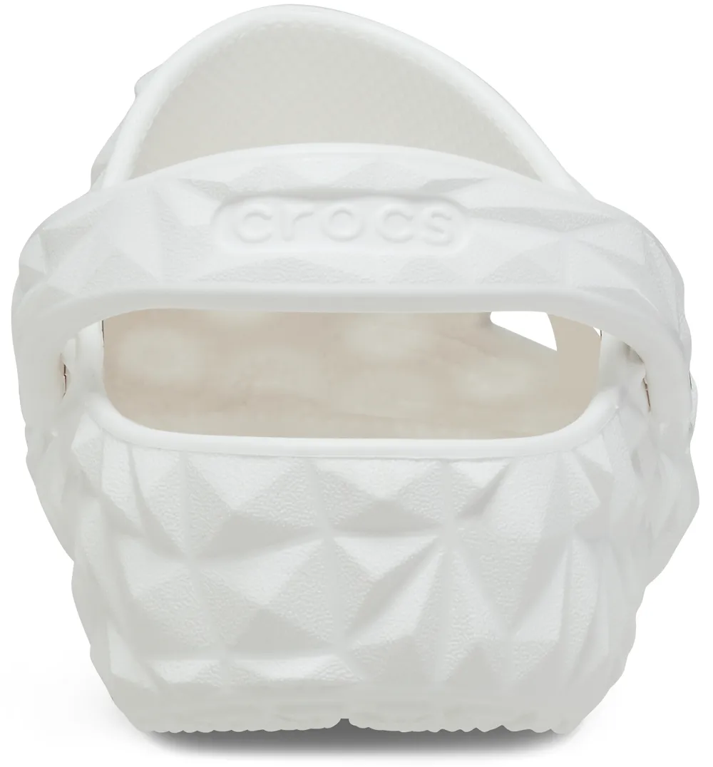 Authentic Crocs Classic Geometric Clog - White