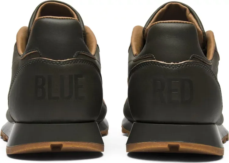 Kendrick lamar x classic leather lux 'olive' Reebok sneakers, green