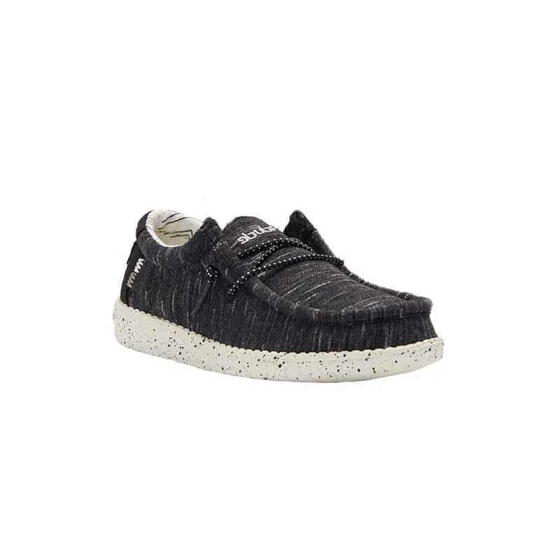 Kid's Grade School Wally Youth Stretch Black