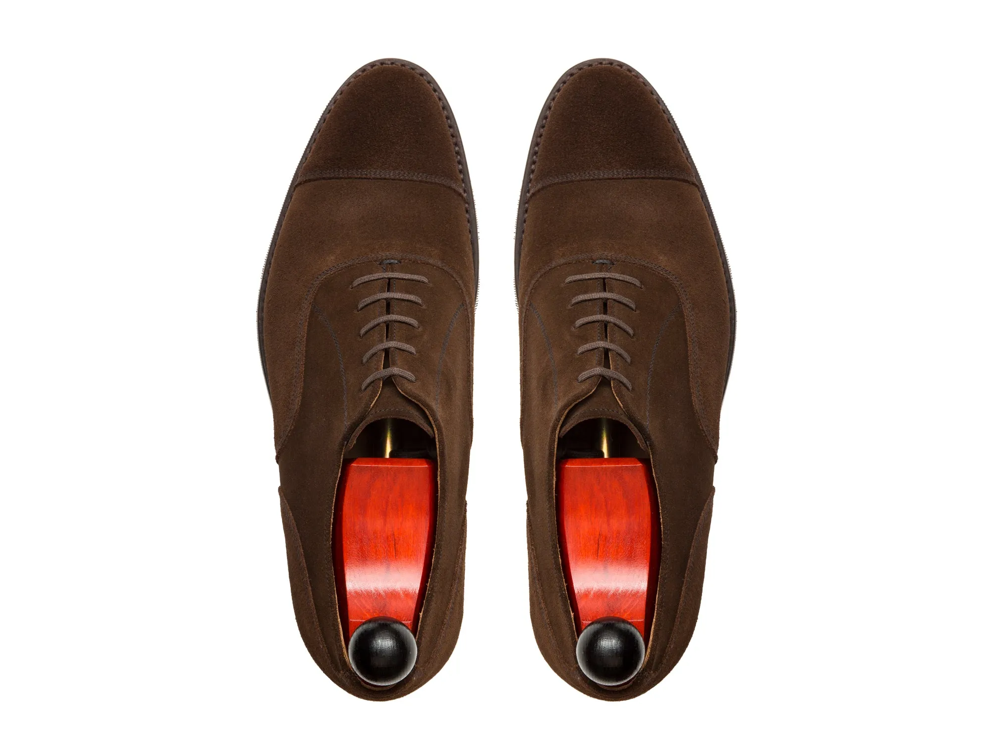 Magnolia - MTO - Dark Brown Suede - TMG Last - City Rubber Sole