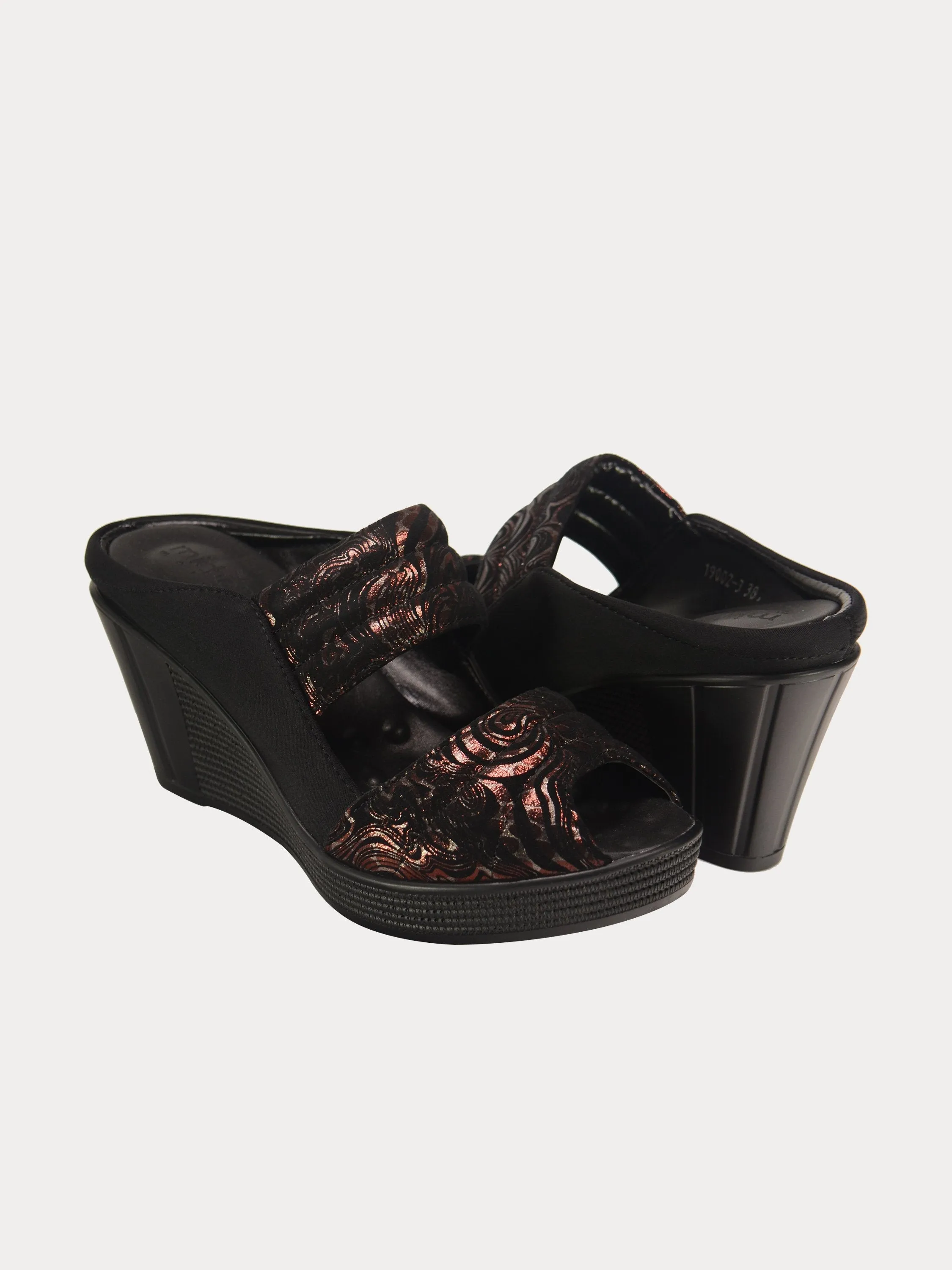 Michelle Morgan 190023 Damask Detailed Wedges