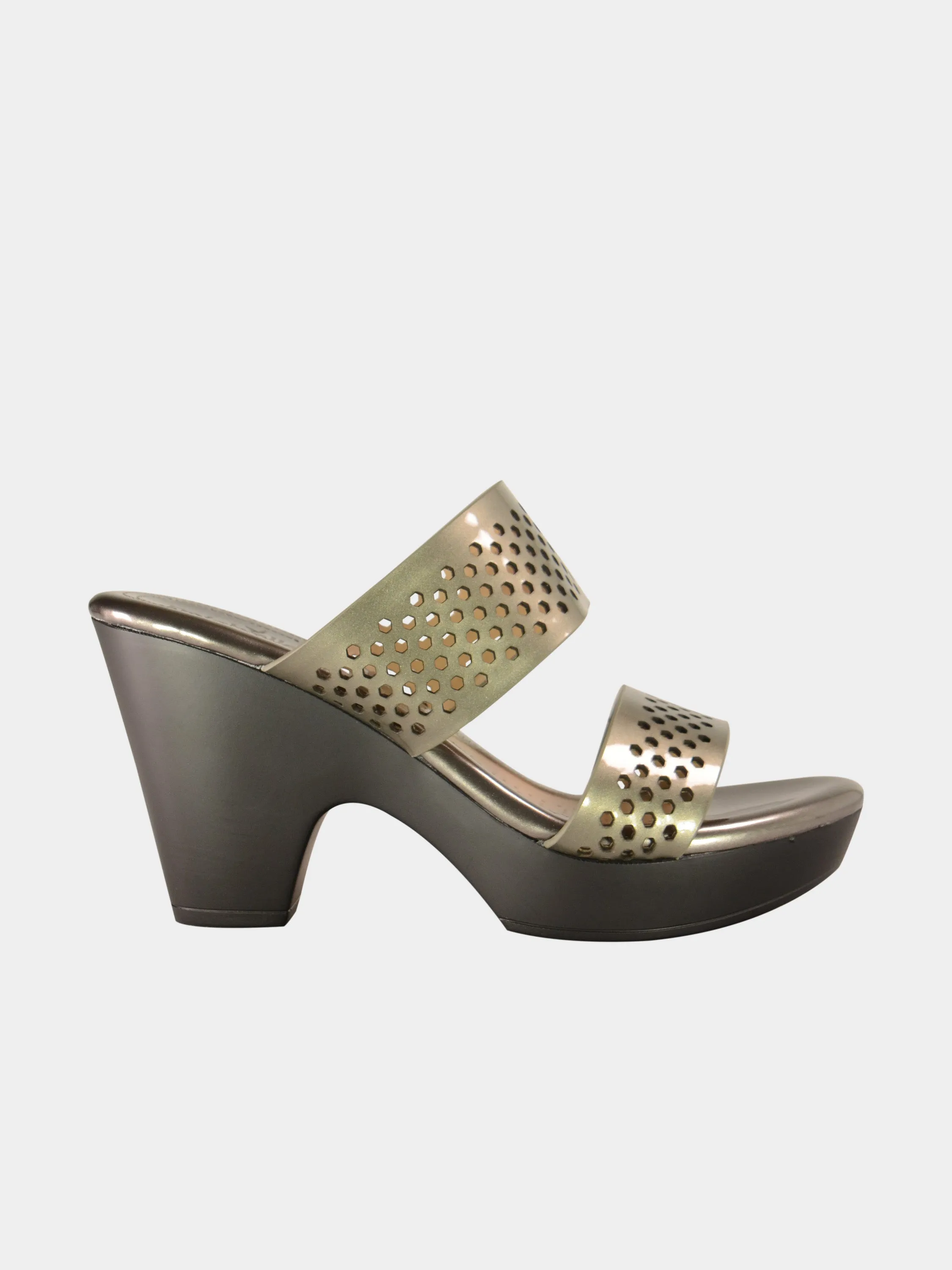 Michelle Morgan 780-15 Block Heel Dot Sandals