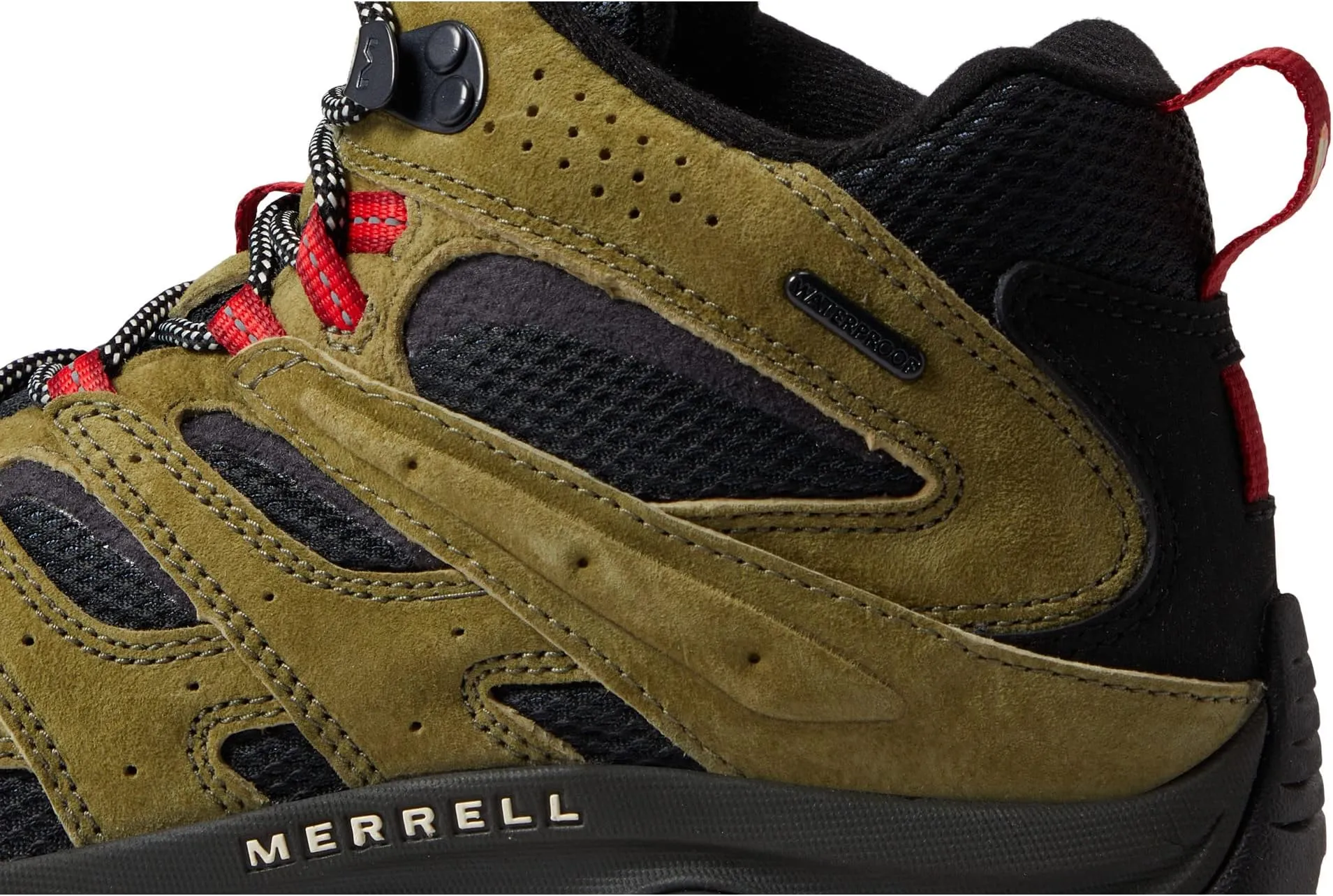 Moab 3 Mid Waterproof Hiking Shoes Merrell, Avocado