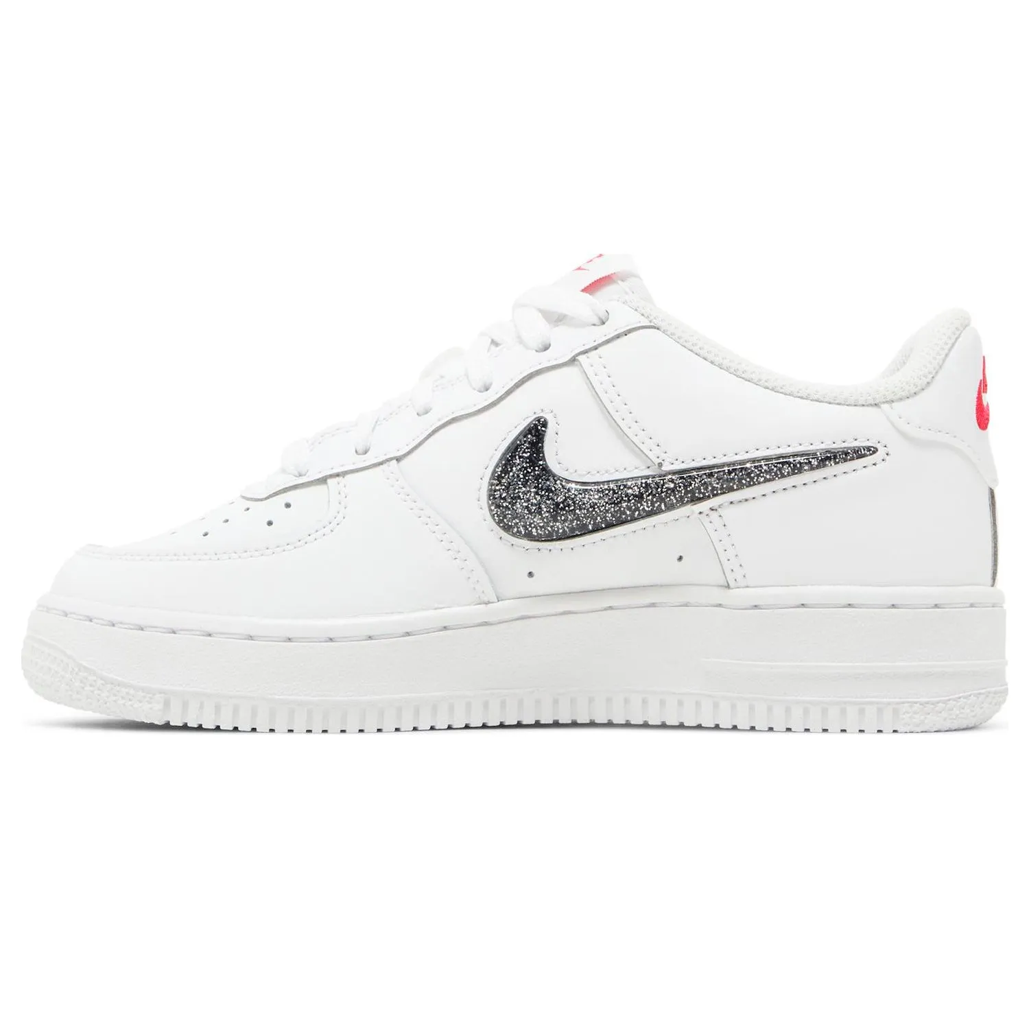 Nike Air Force 1 LV8 GS 'White Black', white