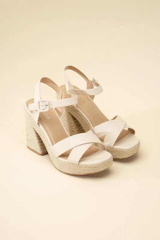 NOBLE Espadrille Sandal Heel