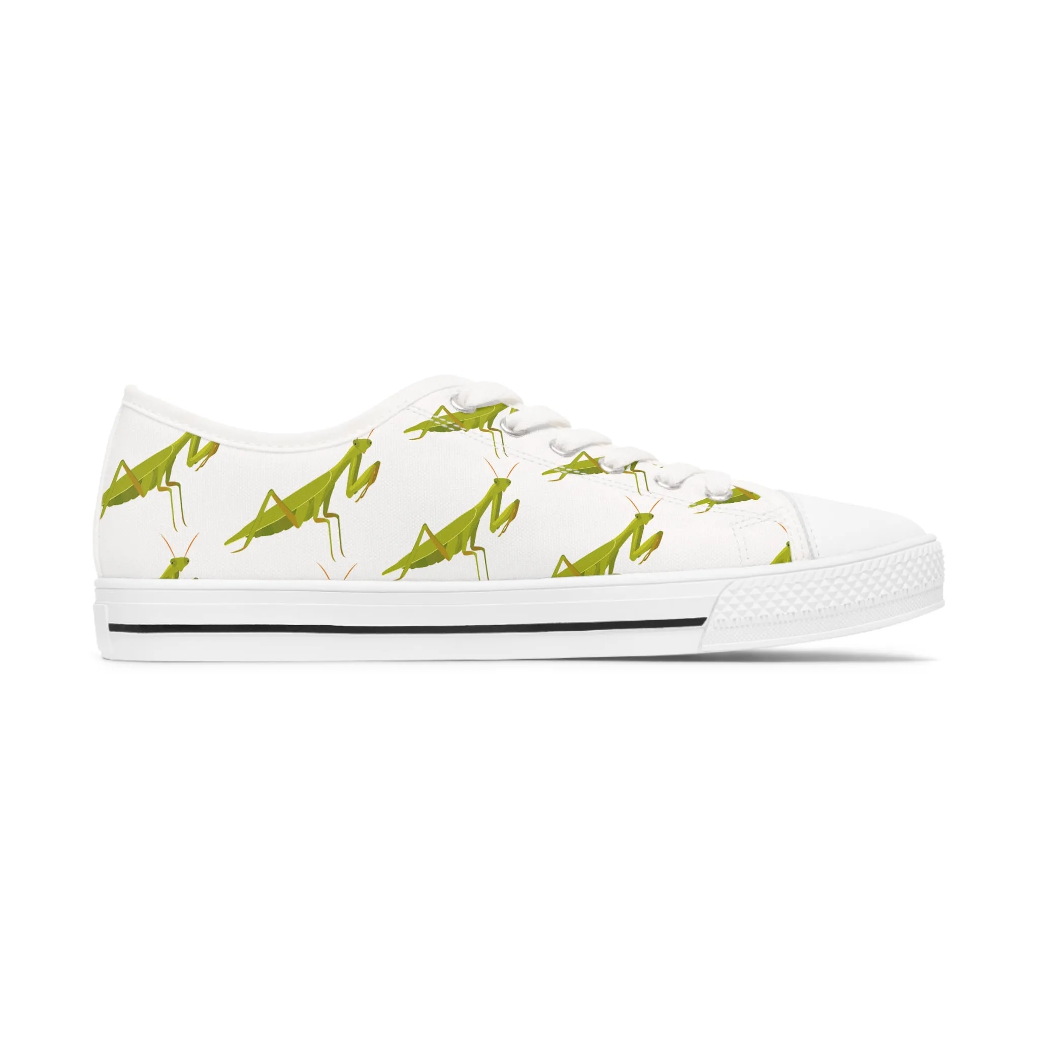 Praying Mantis Women's Low Top Sneakers