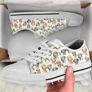 Rhodesian Ridgeback Low Top Shoes - Low Top Sneaker, Dog Printed Shoes, Canvas Shoes For Men, Women