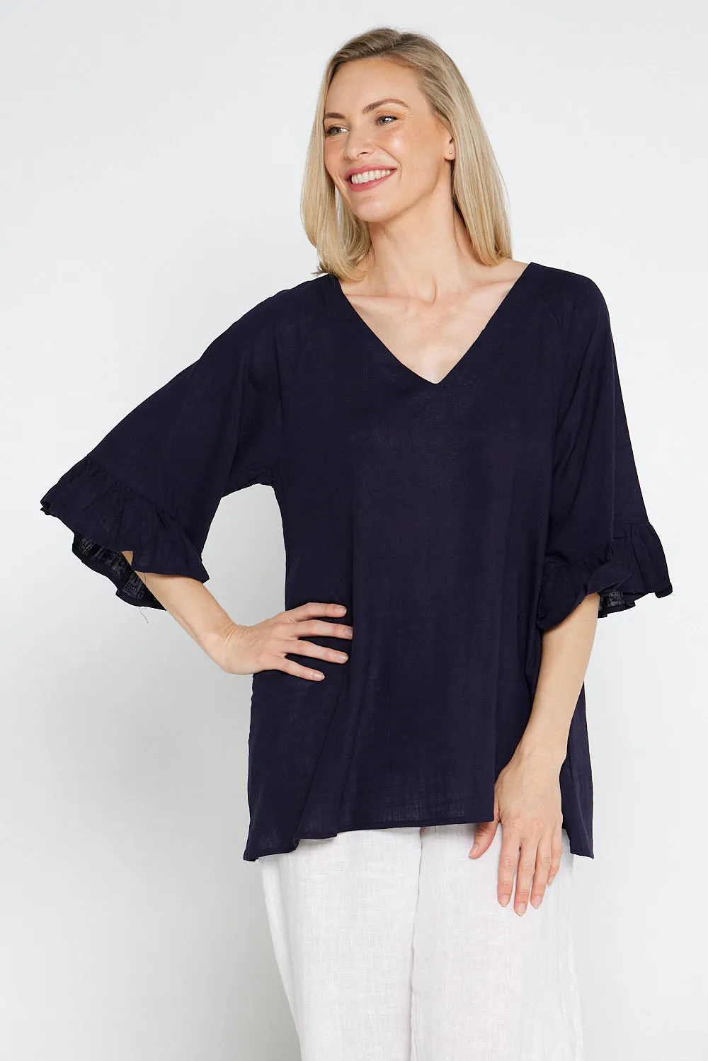 Samar Top - Navy