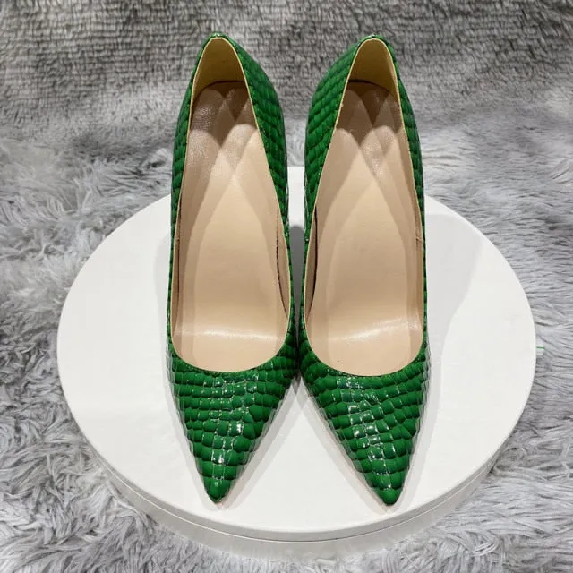 SerpentLux Chic Stiletto Pumps