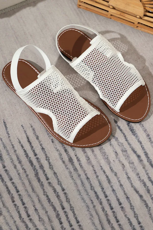 Stylish Breathable Mesh Flat Sandals